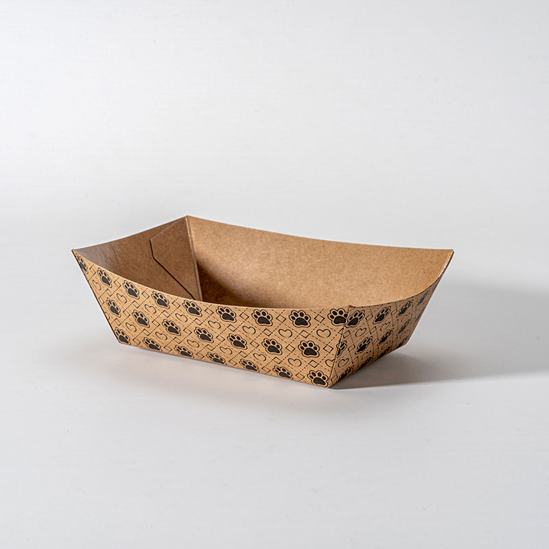 „Kraft Boat“ formos popieriaus dėklas, skirtas koncesijos stendo mėgstamiausiems